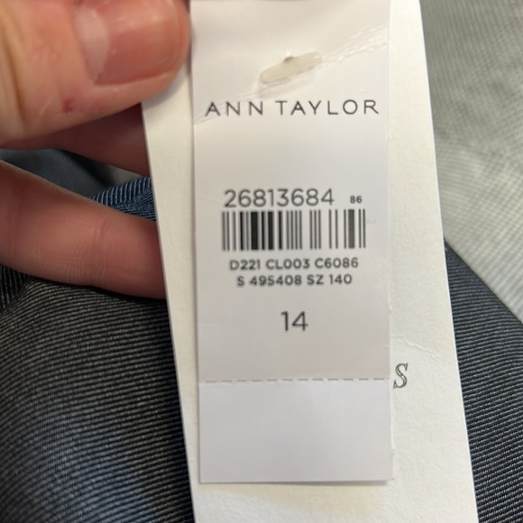 Ann Taylor Bi-Stretch Dark Grey Suit NWT - Picture 8 of 8